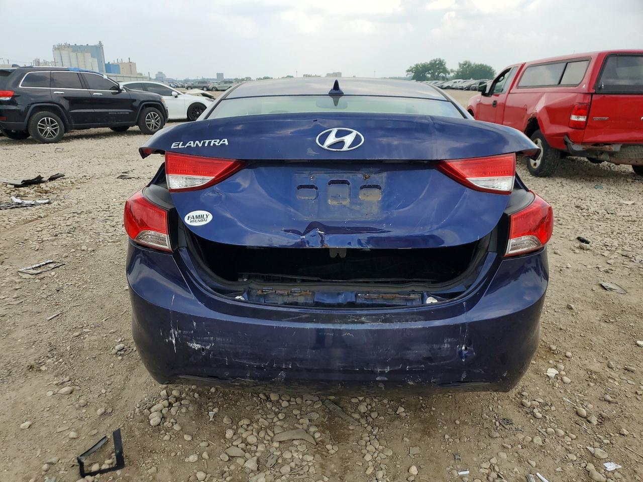 2013 Hyundai Elantra Gls Blue vin: 5NPDH4AE7DH400545