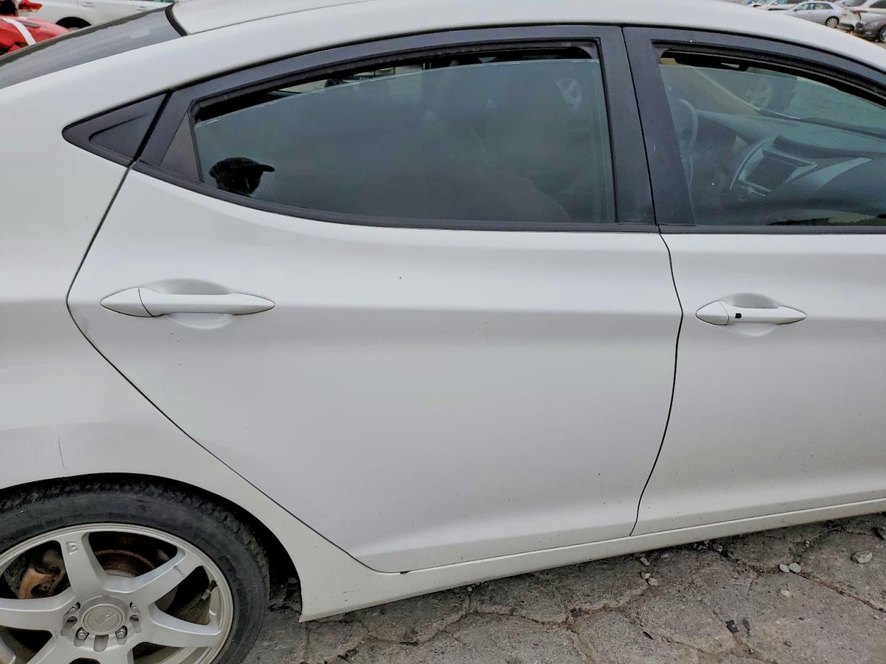 2013 Hyundai Elantra Limited White vin: 5NPDH4AE7DH401839