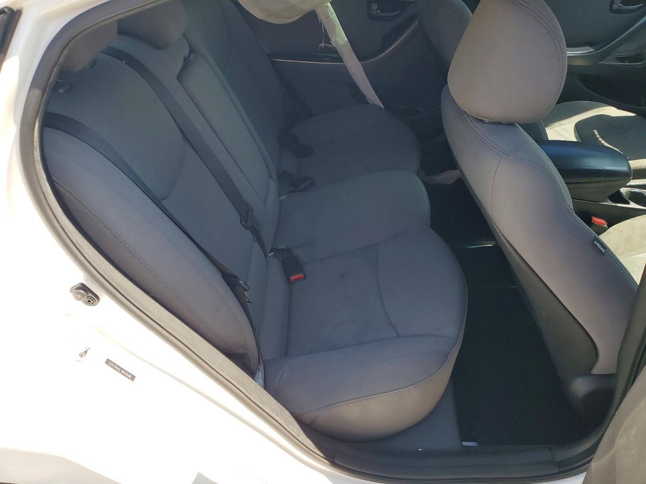 2013 Hyundai Elantra Gls White vin: 5NPDH4AE7DH407429