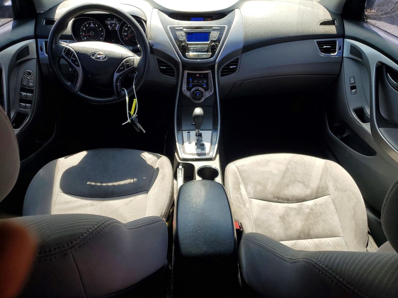 2013 Hyundai Elantra Gls White vin: 5NPDH4AE7DH407429