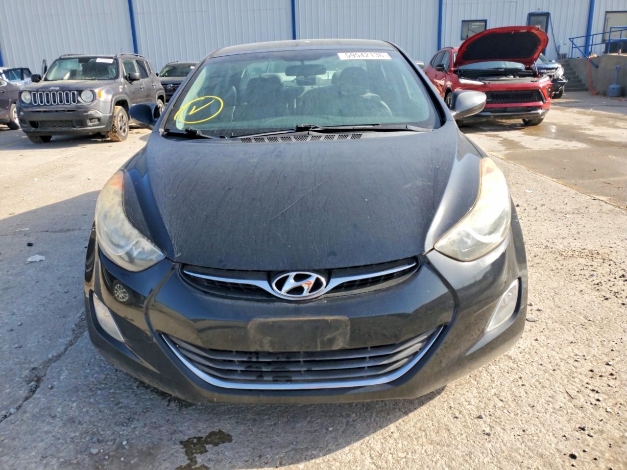 2013 Hyundai Elantra Gls Black vin: 5NPDH4AE7DH408385