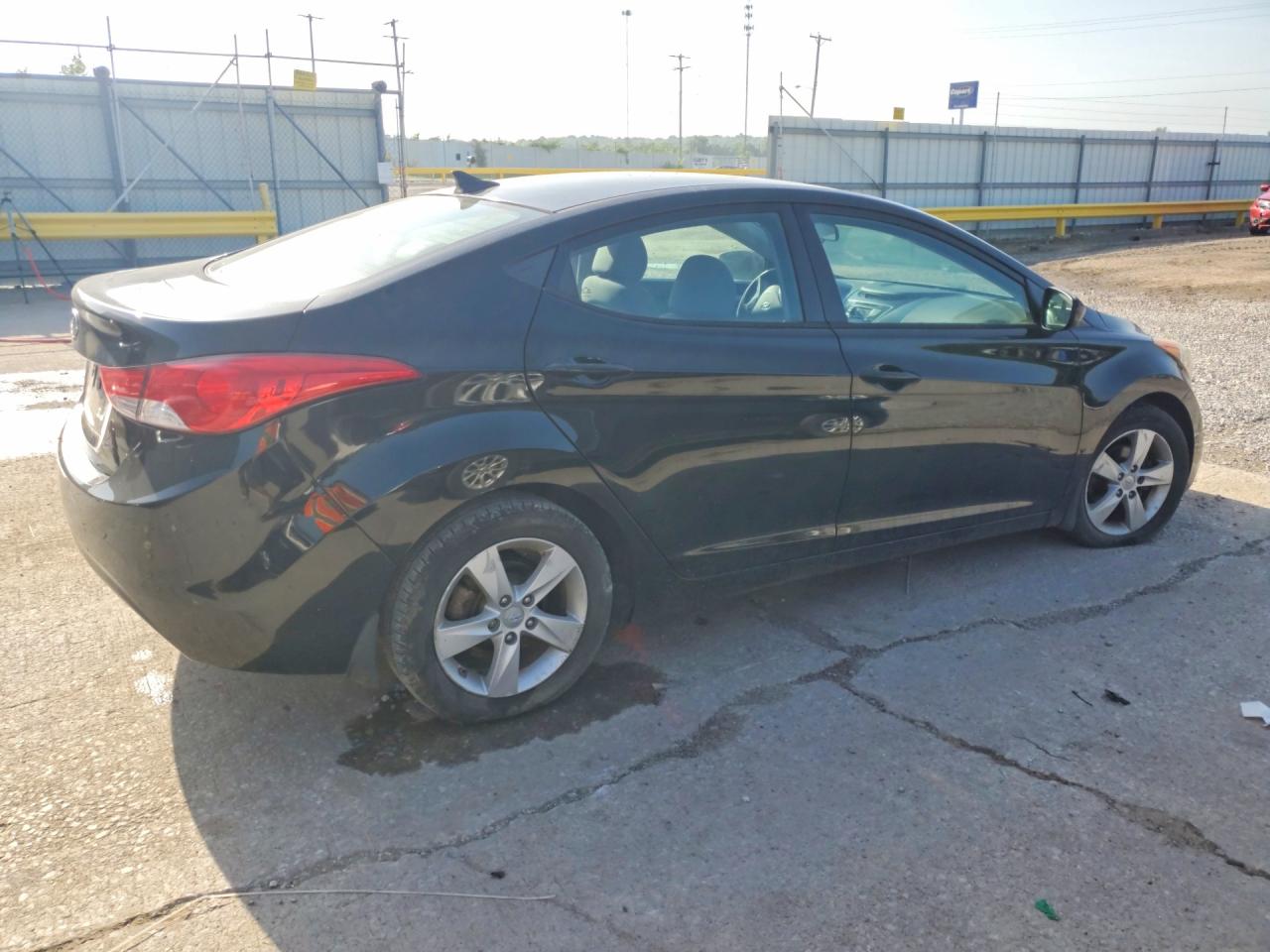 2013 Hyundai Elantra Gls Black vin: 5NPDH4AE7DH408385