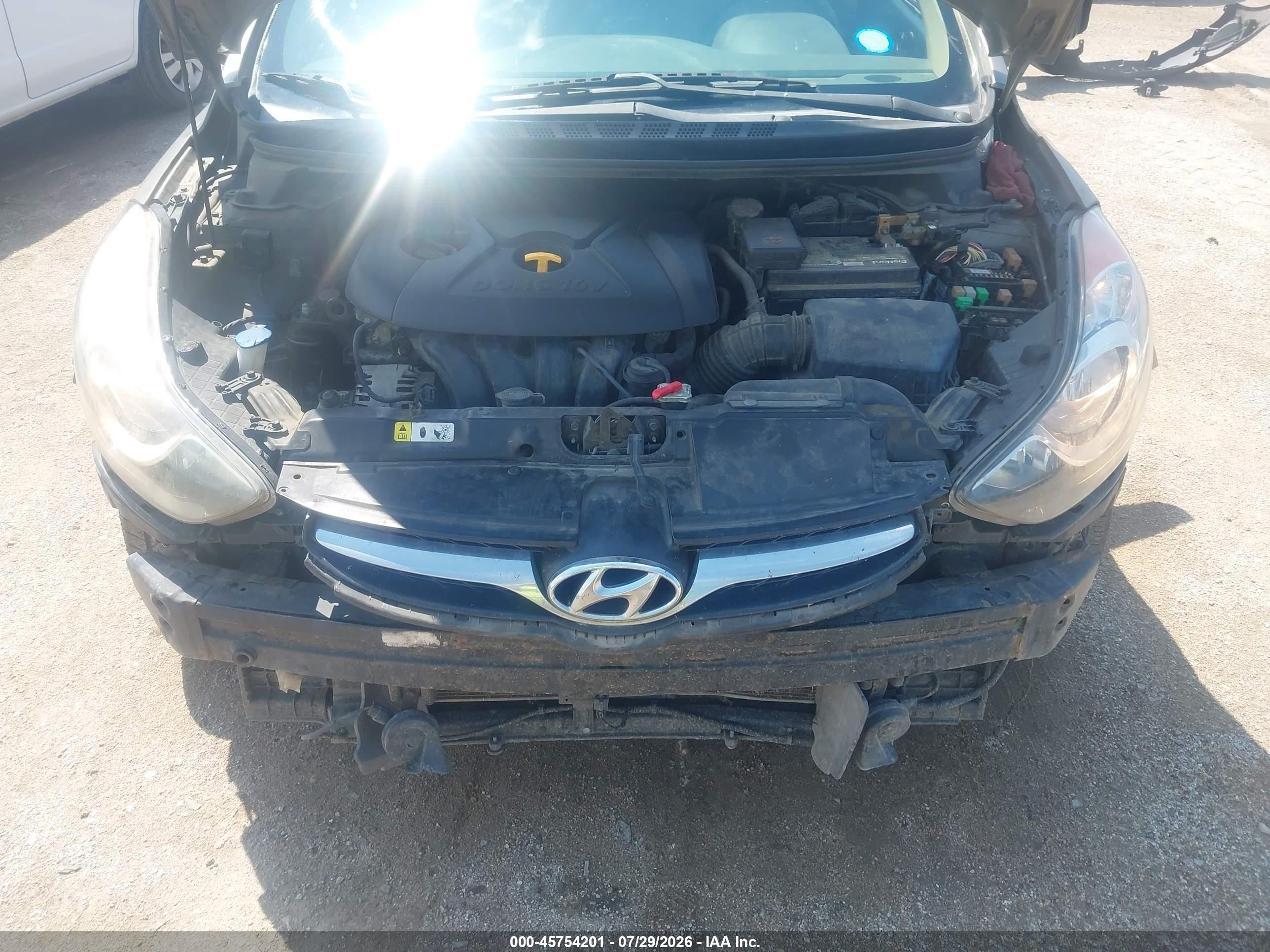2013 Hyundai Elantra Gls Silver vin: 5NPDH4AE7DH411996