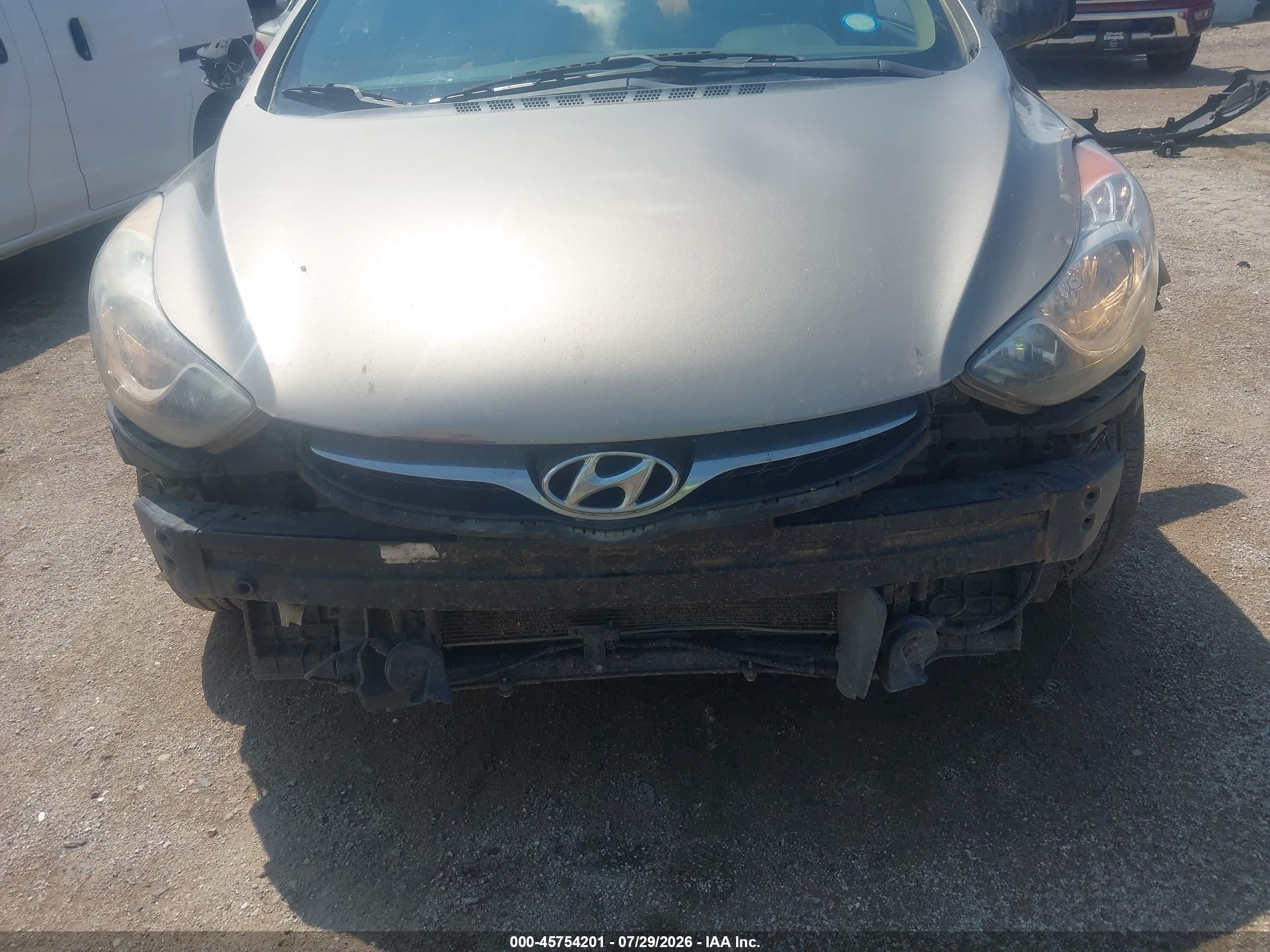 2013 Hyundai Elantra Gls Silver vin: 5NPDH4AE7DH411996