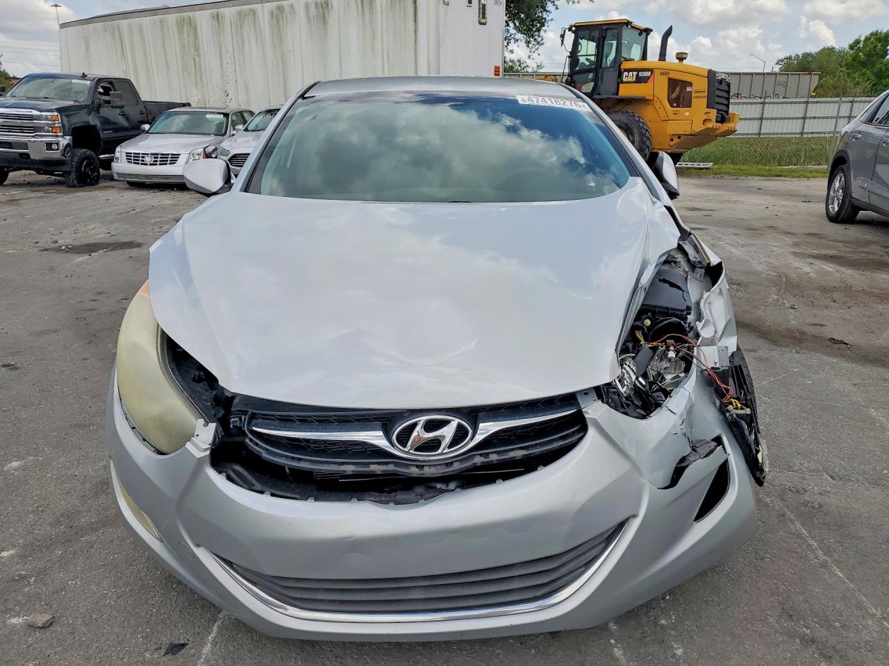 2013 Hyundai Elantra Gls Серебряный vin: 5NPDH4AE7DH420181