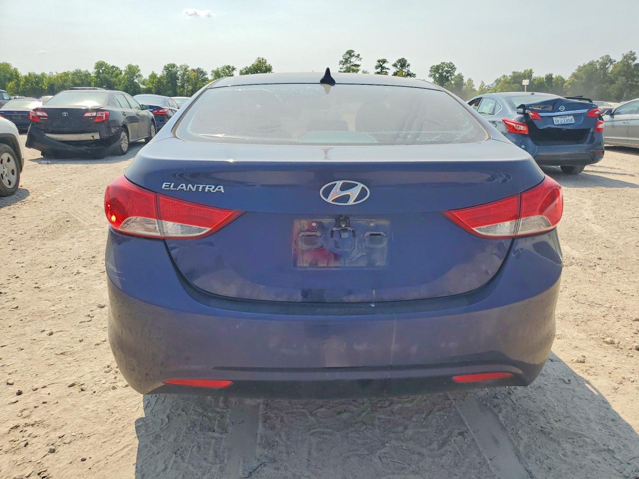 2013 Hyundai Elantra Gls Blue vin: 5NPDH4AE7DH421945