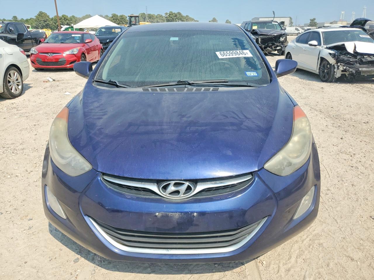 2013 Hyundai Elantra Gls Blue vin: 5NPDH4AE7DH421945