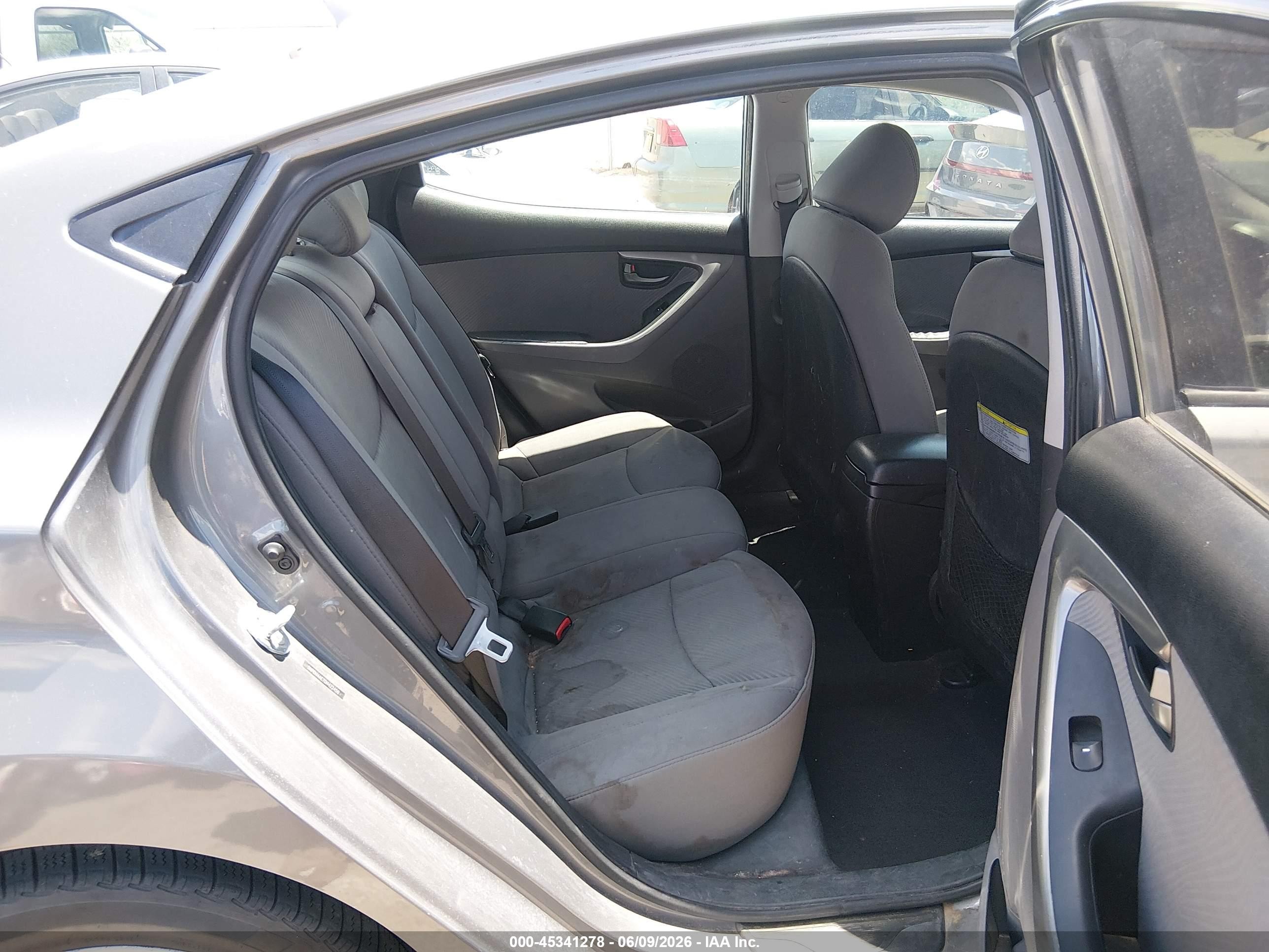 2013 Hyundai Elantra Gls Gray vin: 5NPDH4AE7DH422450