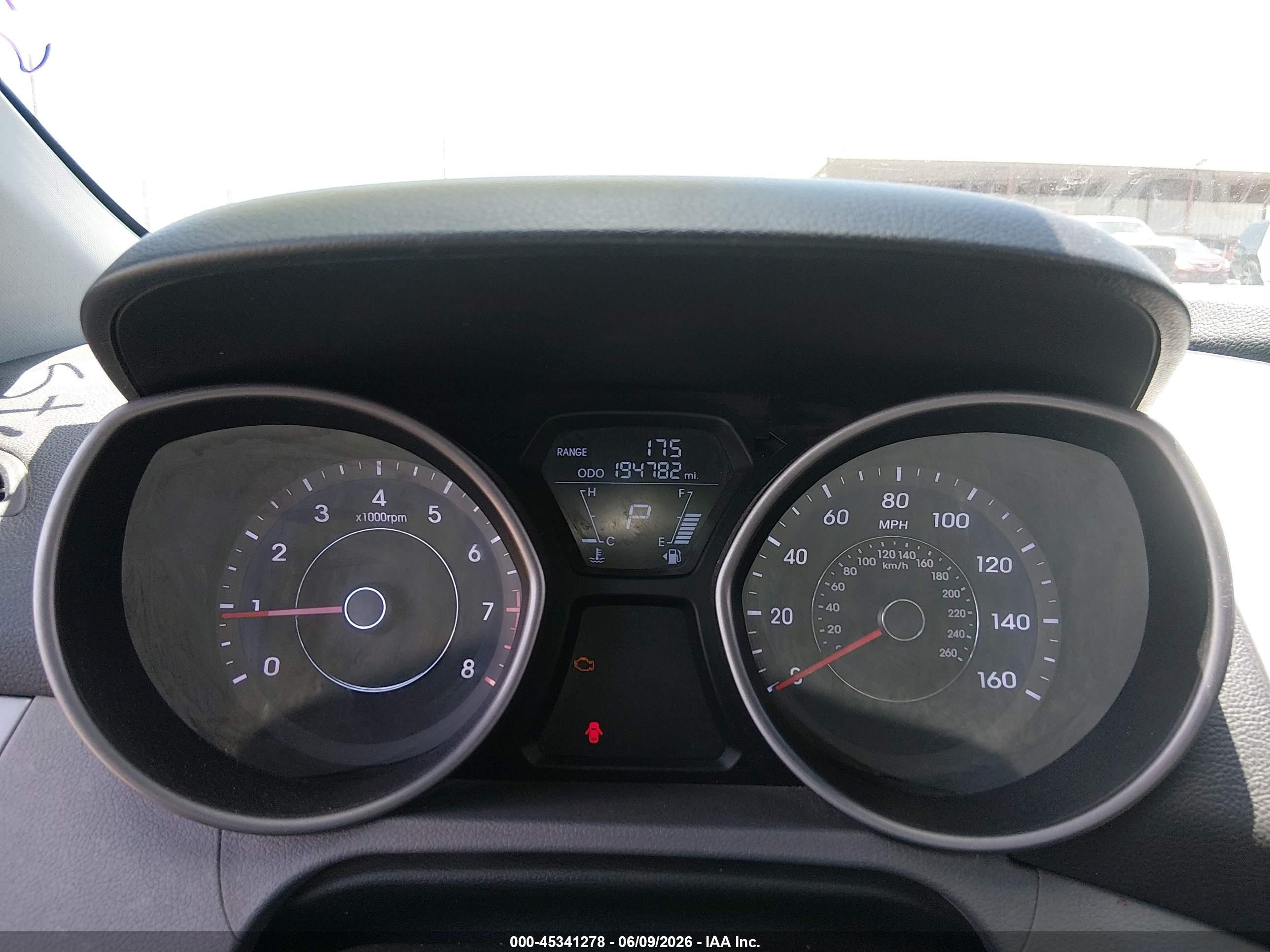 2013 Hyundai Elantra Gls Gray vin: 5NPDH4AE7DH422450