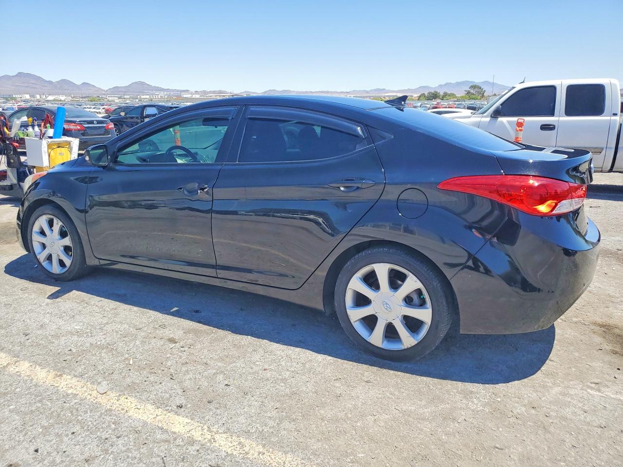 2013 Hyundai Elantra Limited Black vin: 5NPDH4AE7DH428782