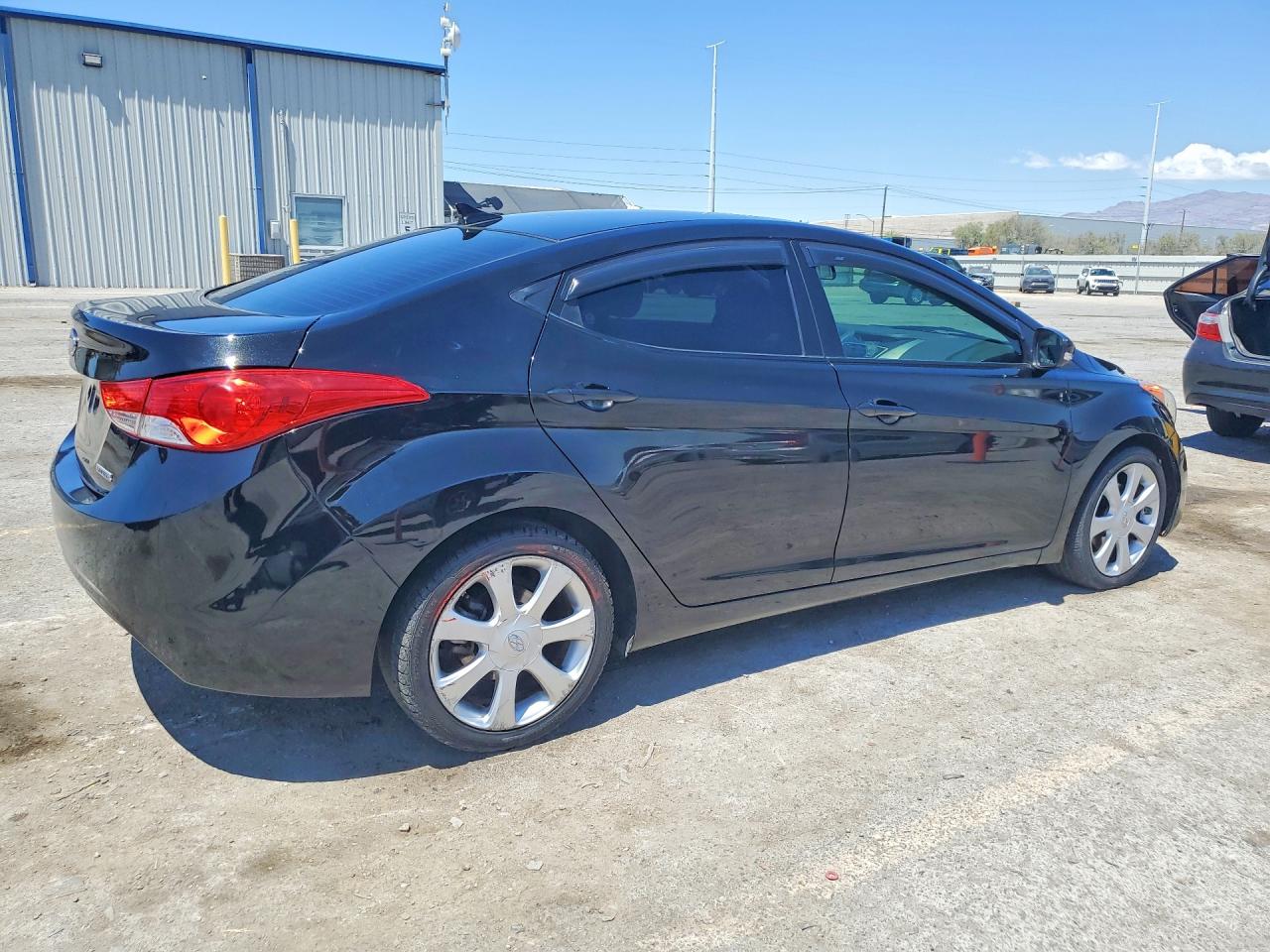 2013 Hyundai Elantra Limited Black vin: 5NPDH4AE7DH428782