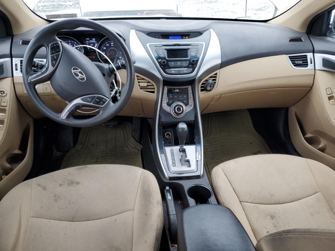 2013 Hyundai Elantra Gls Желто-коричневый vin: 5NPDH4AE7DH429222