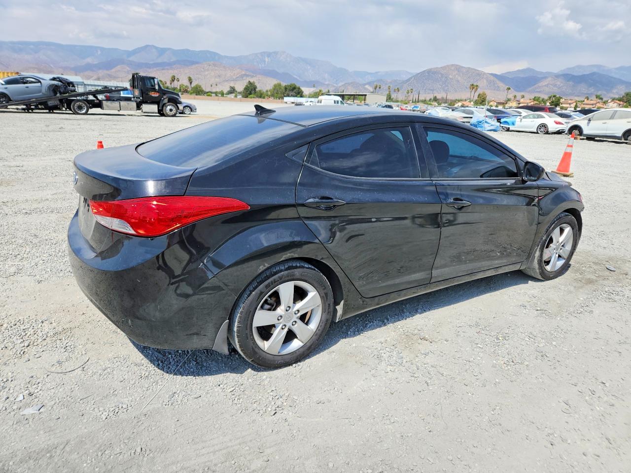 2013 Hyundai Elantra Gls Black vin: 5NPDH4AE7DH435666
