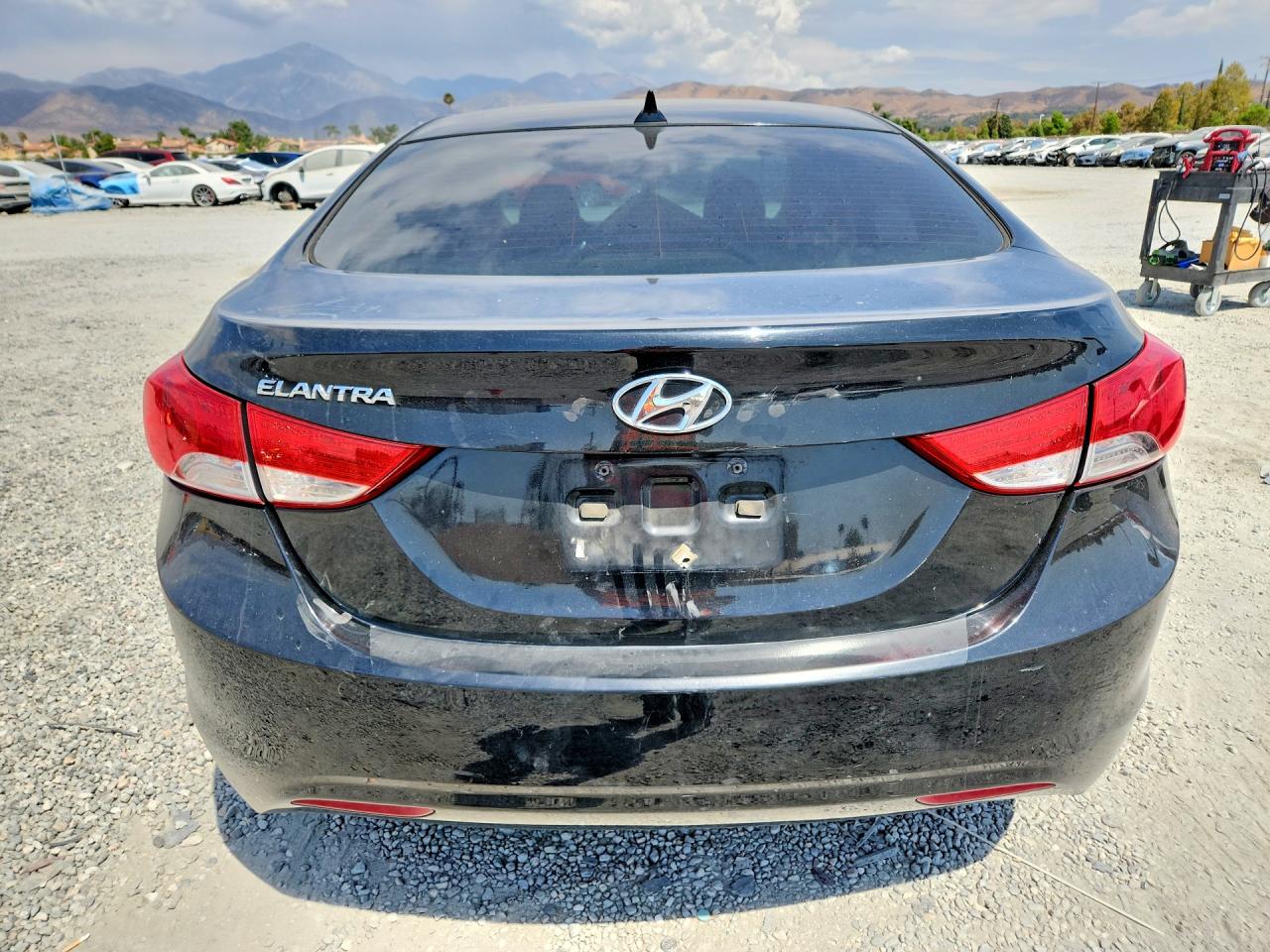 2013 Hyundai Elantra Gls Black vin: 5NPDH4AE7DH435666