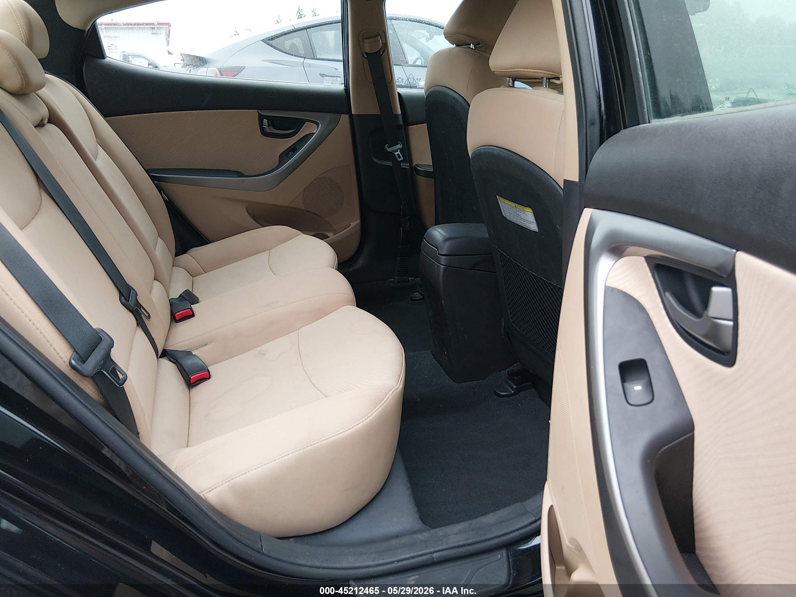 2013 Hyundai Elantra Gls Black vin: 5NPDH4AE7DH443119