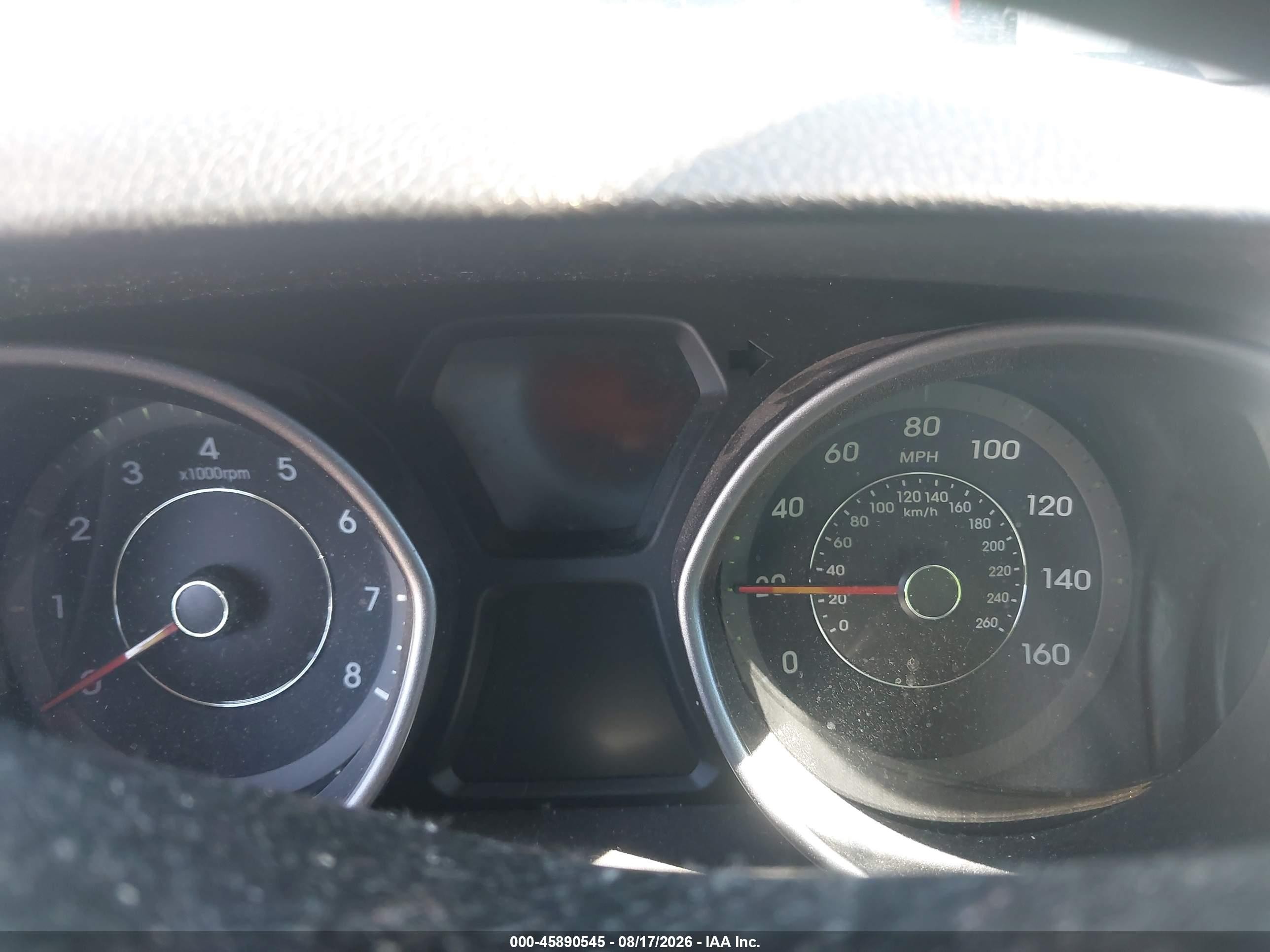 2014 Hyundai Elantra Se Gray vin: 5NPDH4AE7EH449472