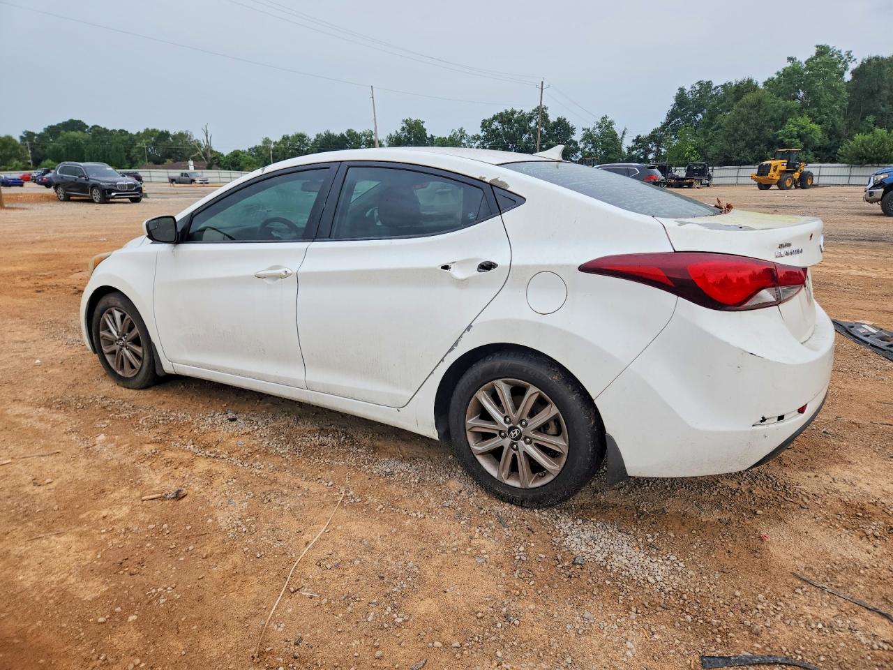 2014 Hyundai Elantra Se Белый vin: 5NPDH4AE7EH459452