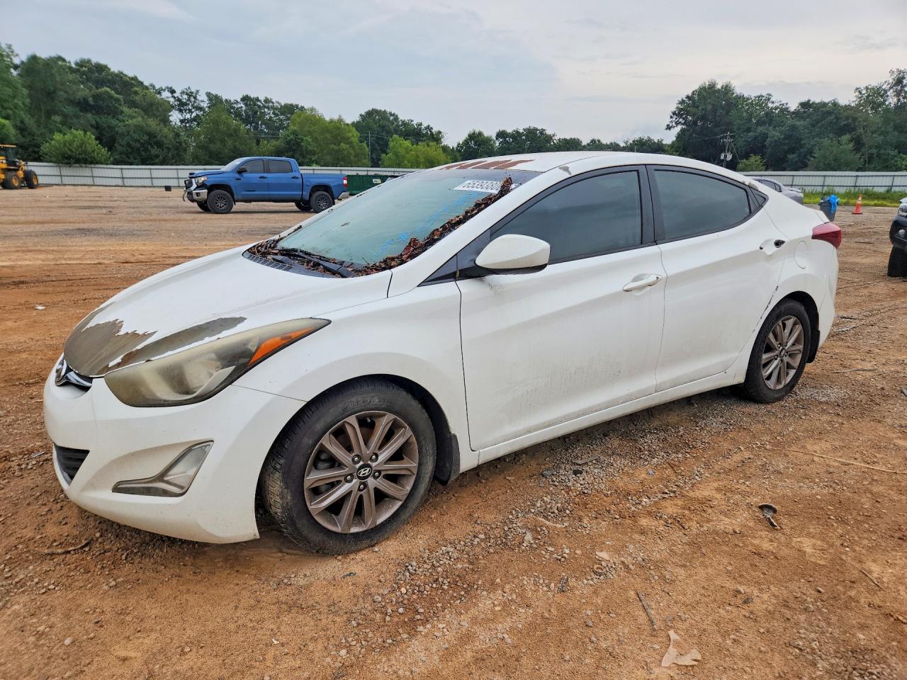 2014 Hyundai Elantra Se Белый vin: 5NPDH4AE7EH459452