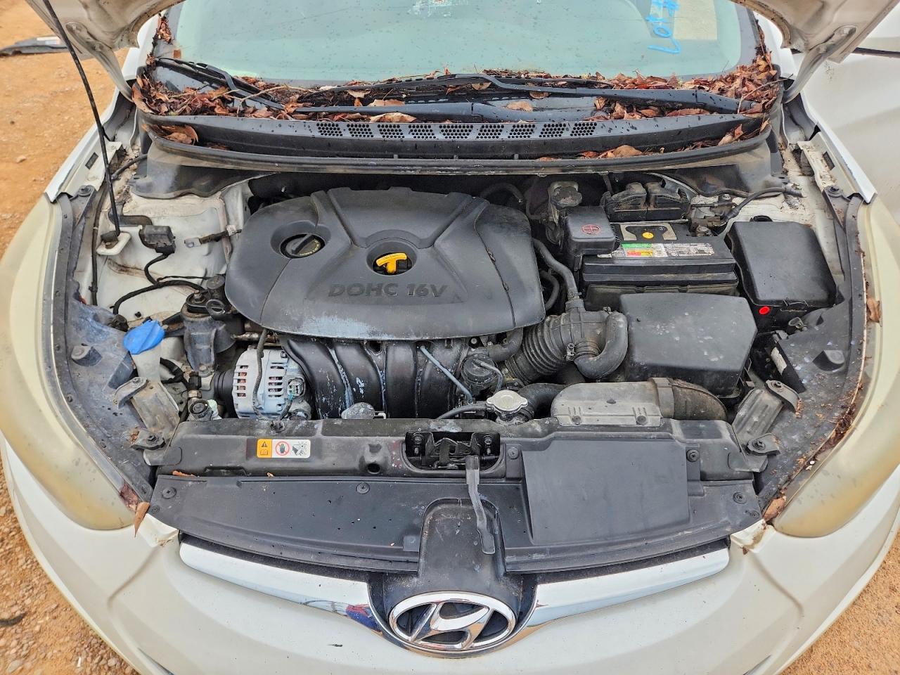 2014 Hyundai Elantra Se Белый vin: 5NPDH4AE7EH459452