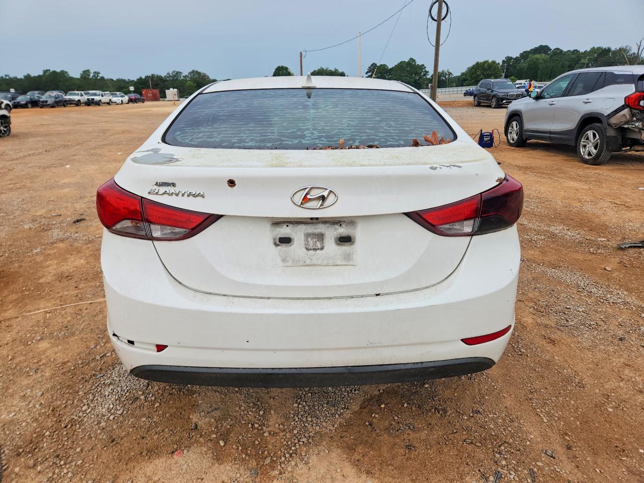 2014 Hyundai Elantra Se Белый vin: 5NPDH4AE7EH459452