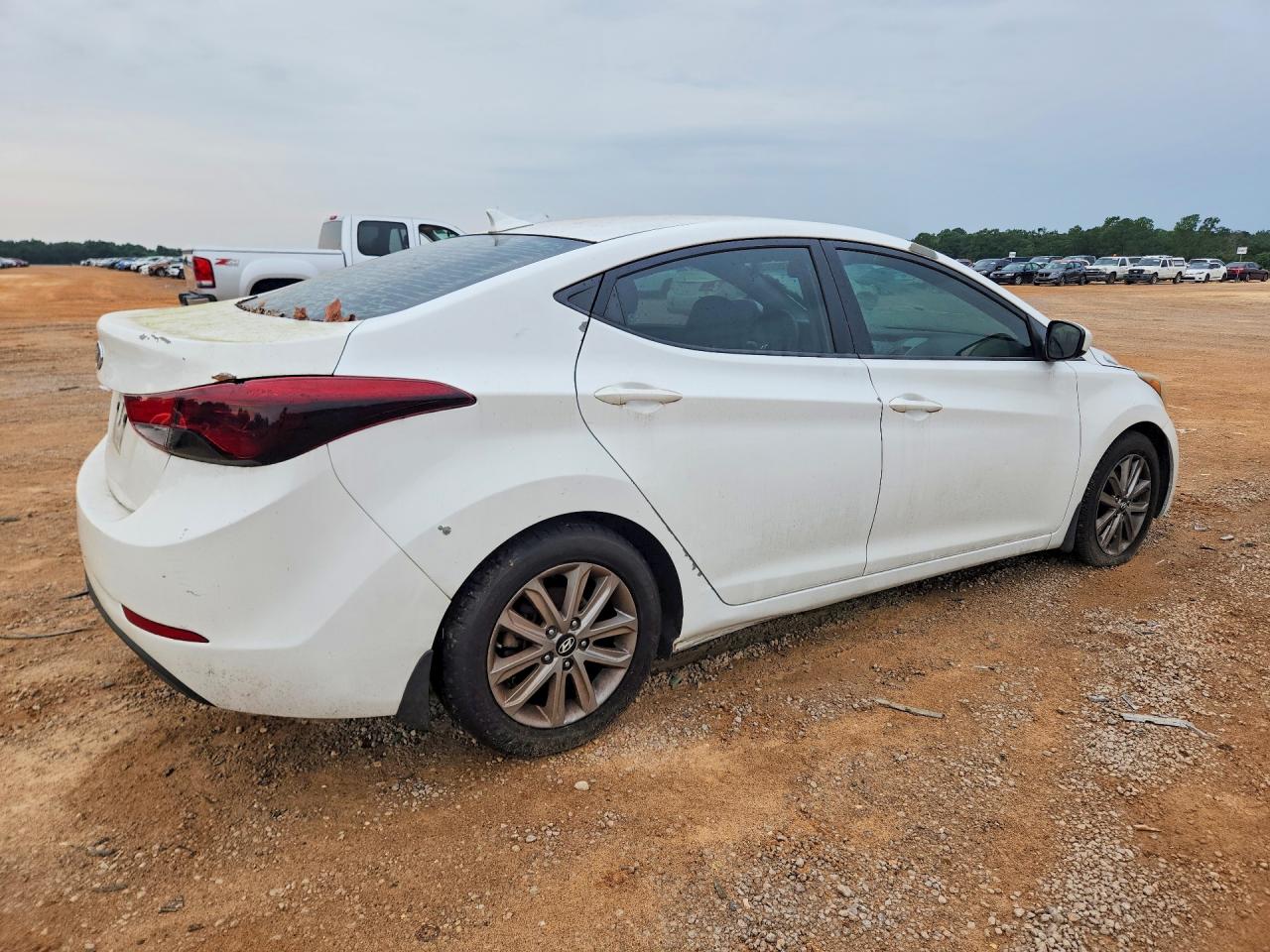 2014 Hyundai Elantra Se Белый vin: 5NPDH4AE7EH459452