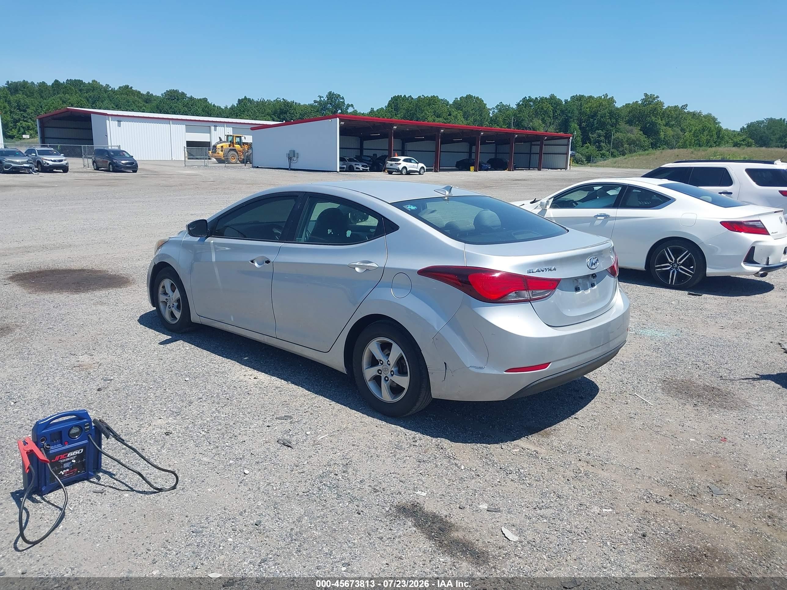 2014 Hyundai Elantra Se Серебряный vin: 5NPDH4AE7EH461802