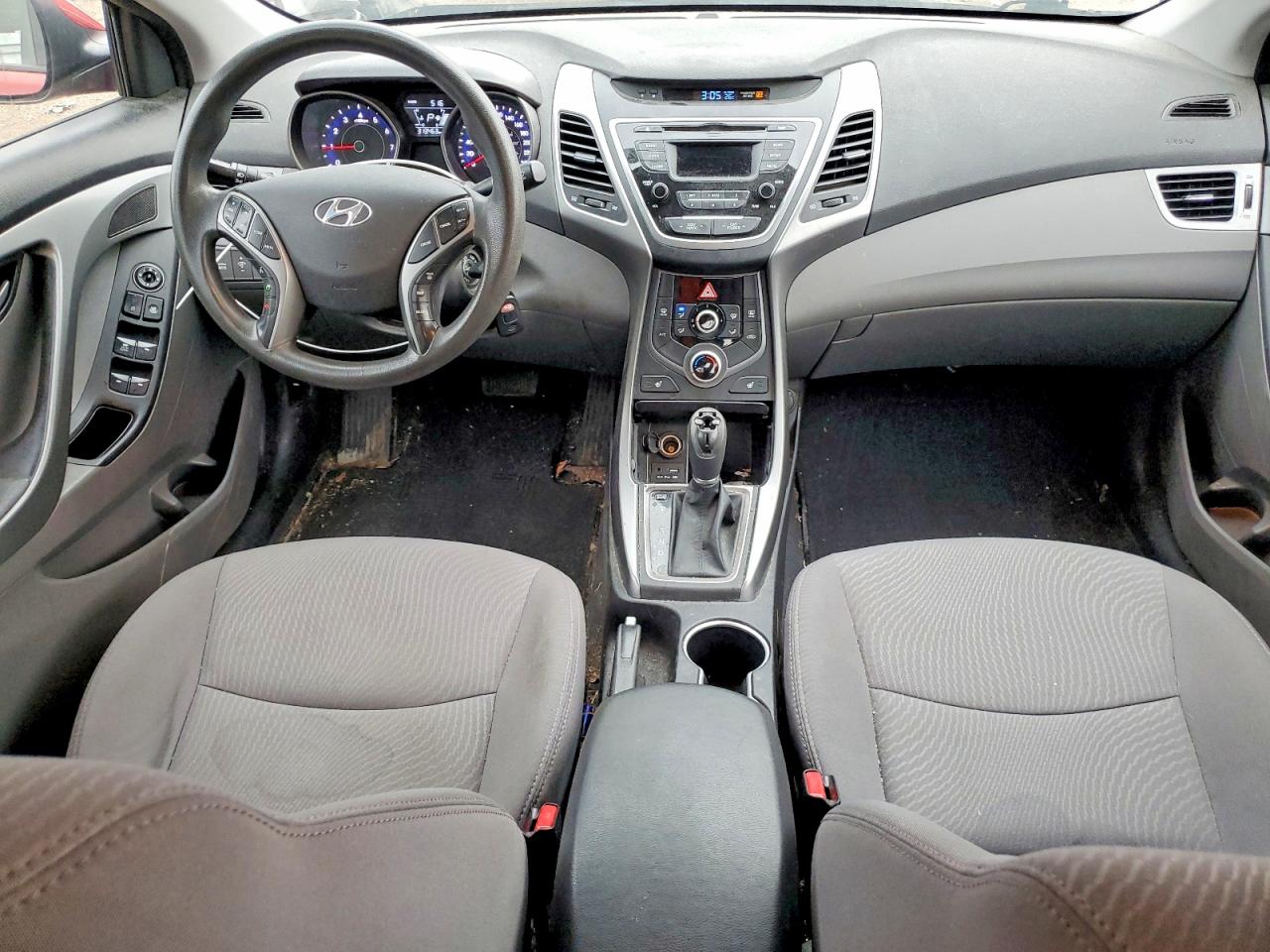 2014 Hyundai Elantra Se Red vin: 5NPDH4AE7EH464263