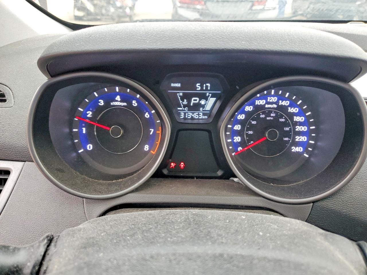 2014 Hyundai Elantra Se Red vin: 5NPDH4AE7EH464263