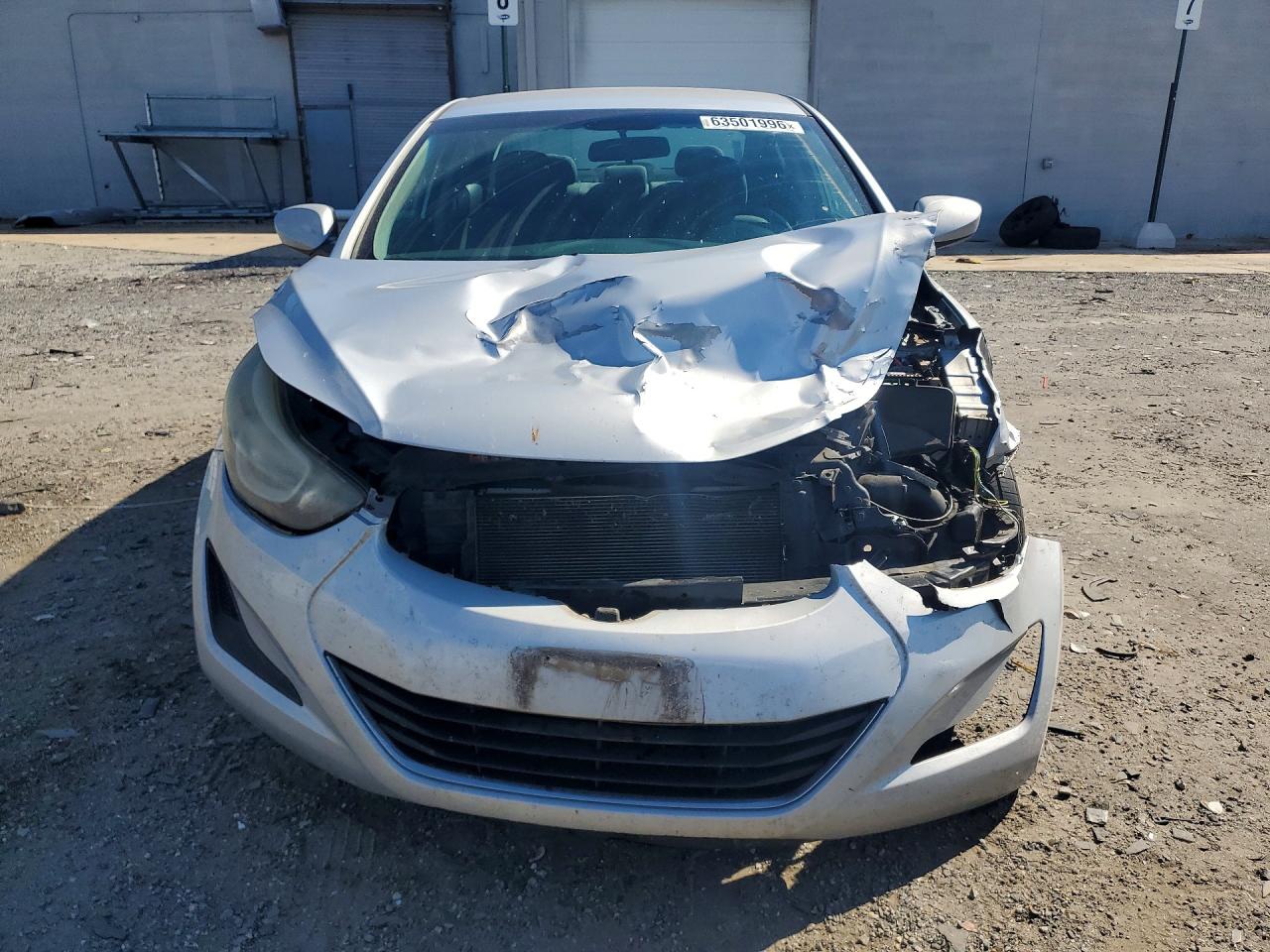 2014 Hyundai Elantra Se Silver vin: 5NPDH4AE7EH467230