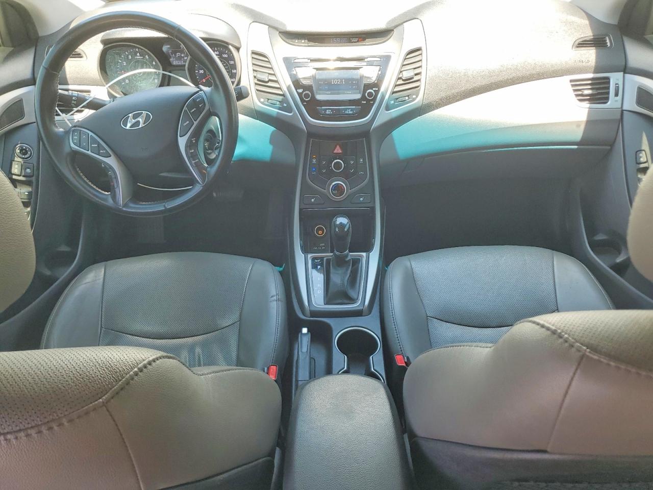 2014 Hyundai Elantra Limited Белый vin: 5NPDH4AE7EH467597