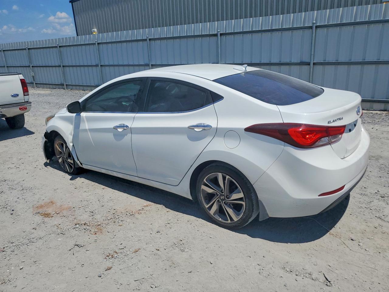 2014 Hyundai Elantra Limited Белый vin: 5NPDH4AE7EH467597