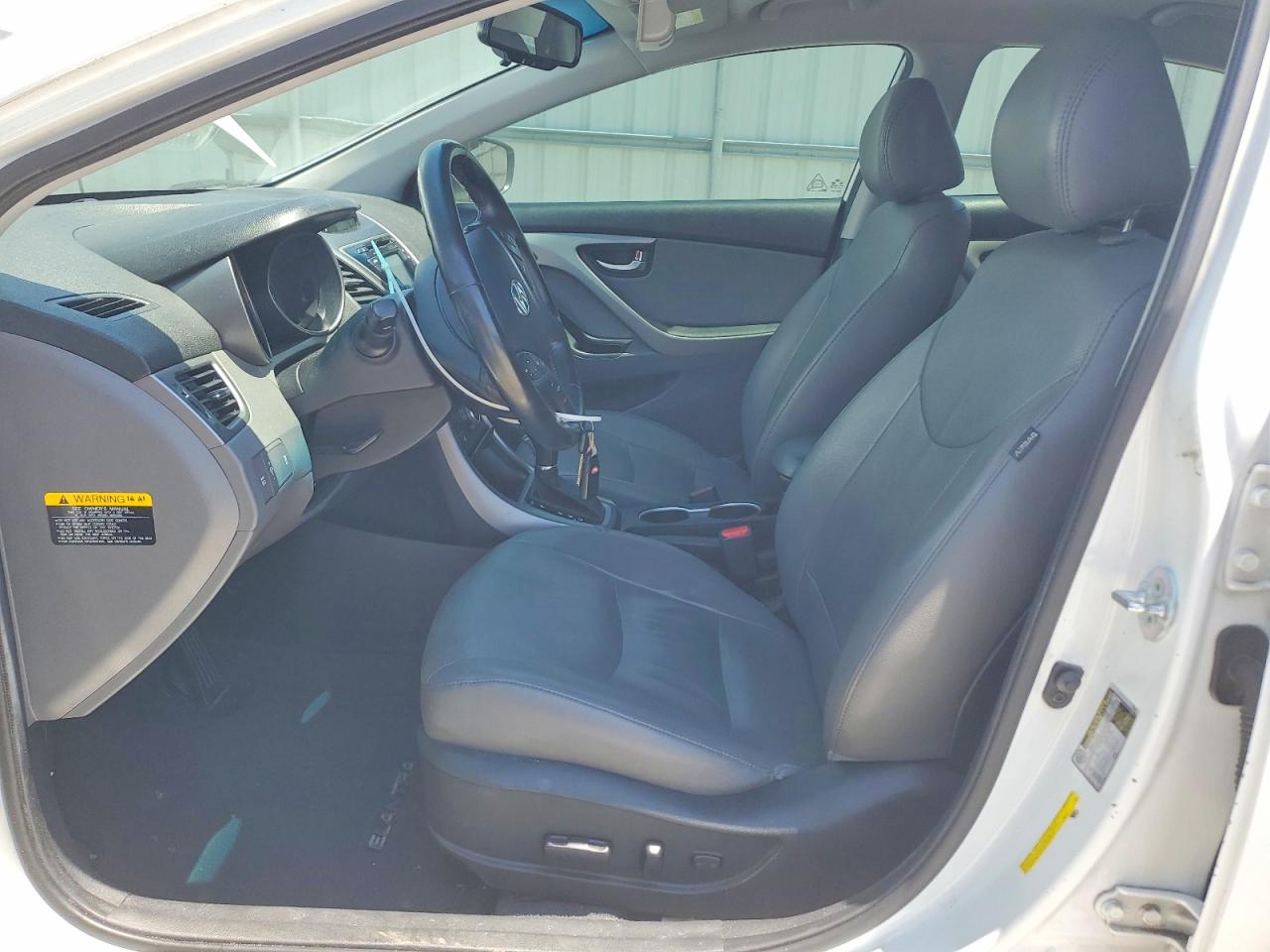 2014 Hyundai Elantra Limited Белый vin: 5NPDH4AE7EH467597
