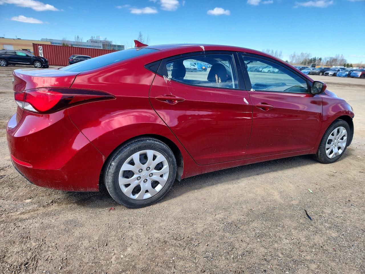2014 Hyundai Elantra Se Red vin: 5NPDH4AE7EH472024
