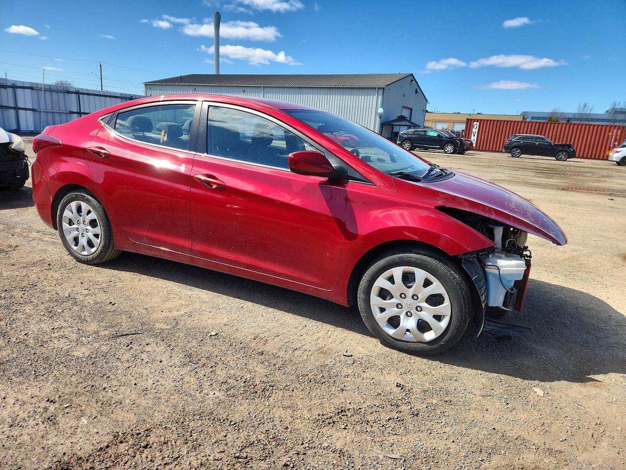 2014 Hyundai Elantra Se Red vin: 5NPDH4AE7EH472024