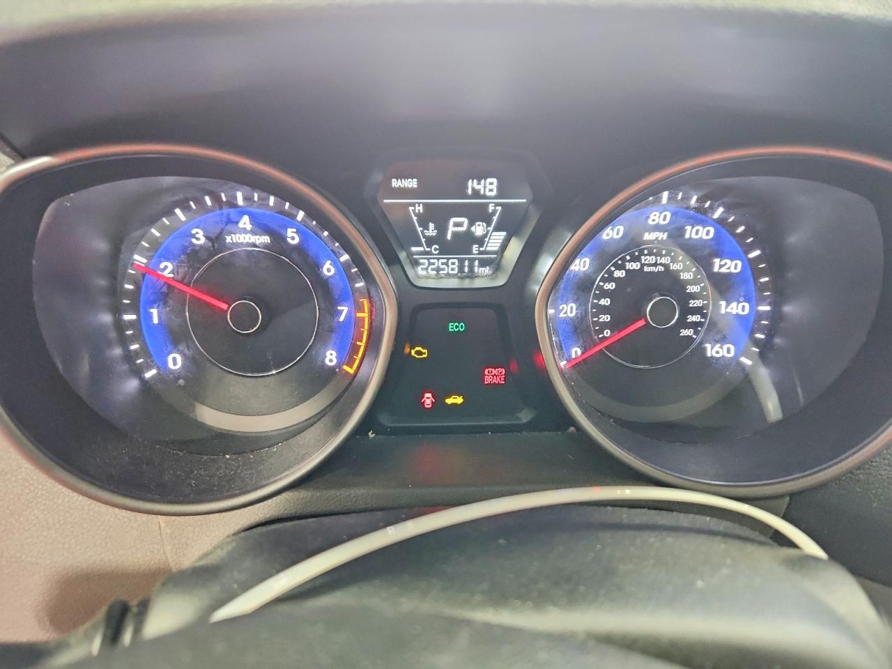 2014 Hyundai Elantra Se Red vin: 5NPDH4AE7EH476431