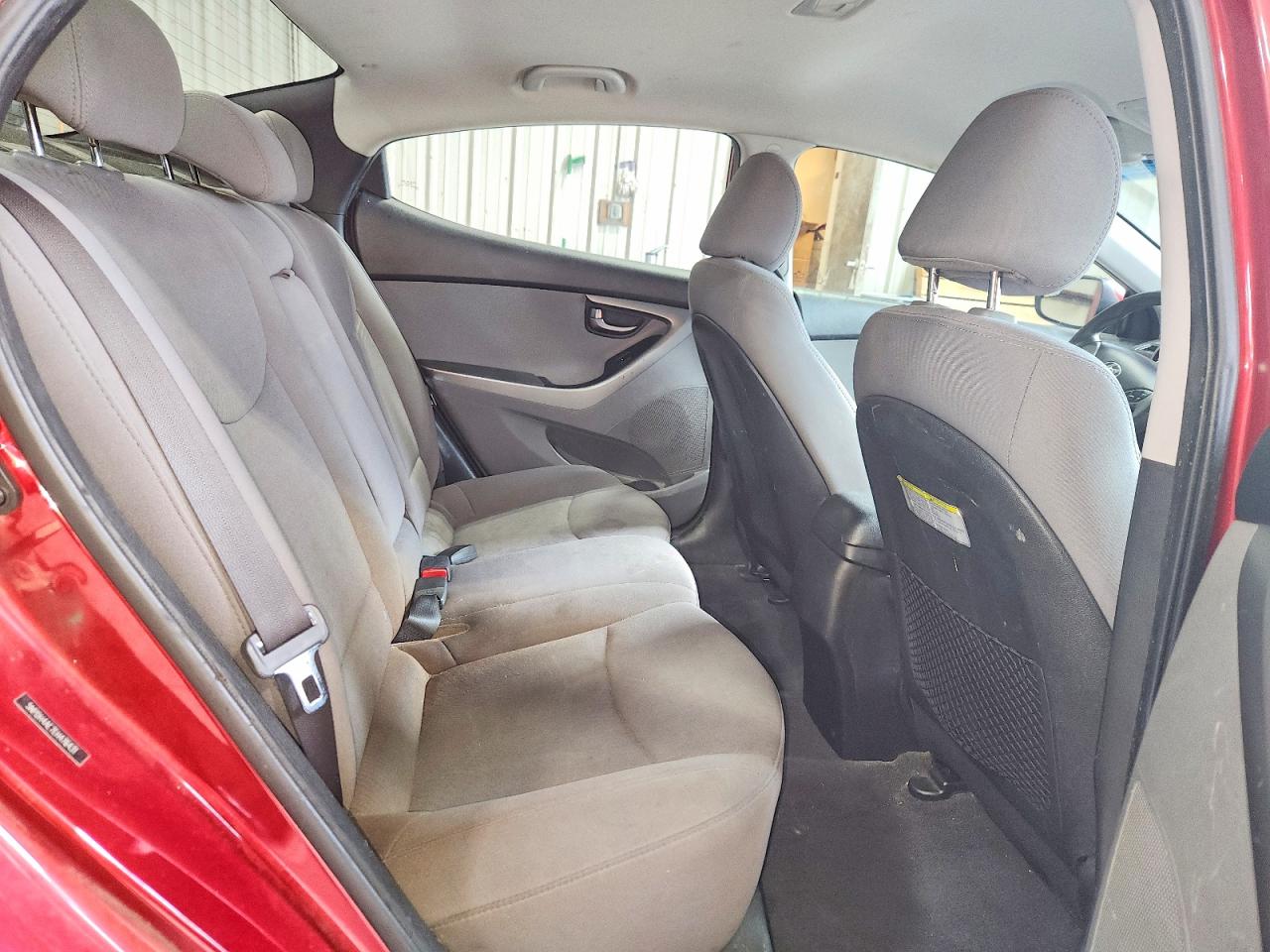 2014 Hyundai Elantra Se Red vin: 5NPDH4AE7EH476431