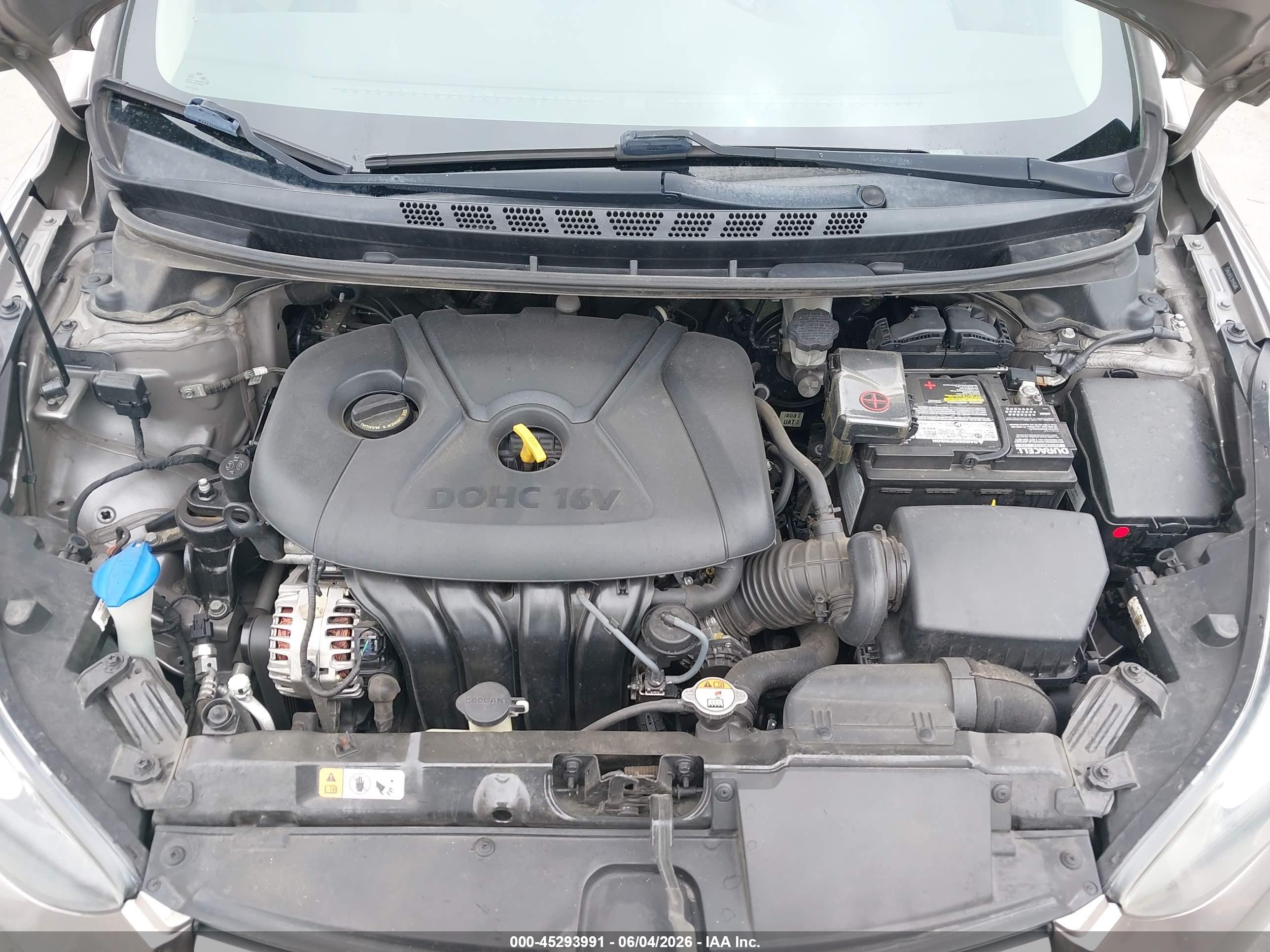 2014 Hyundai Elantra Se Silver vin: 5NPDH4AE7EH479457