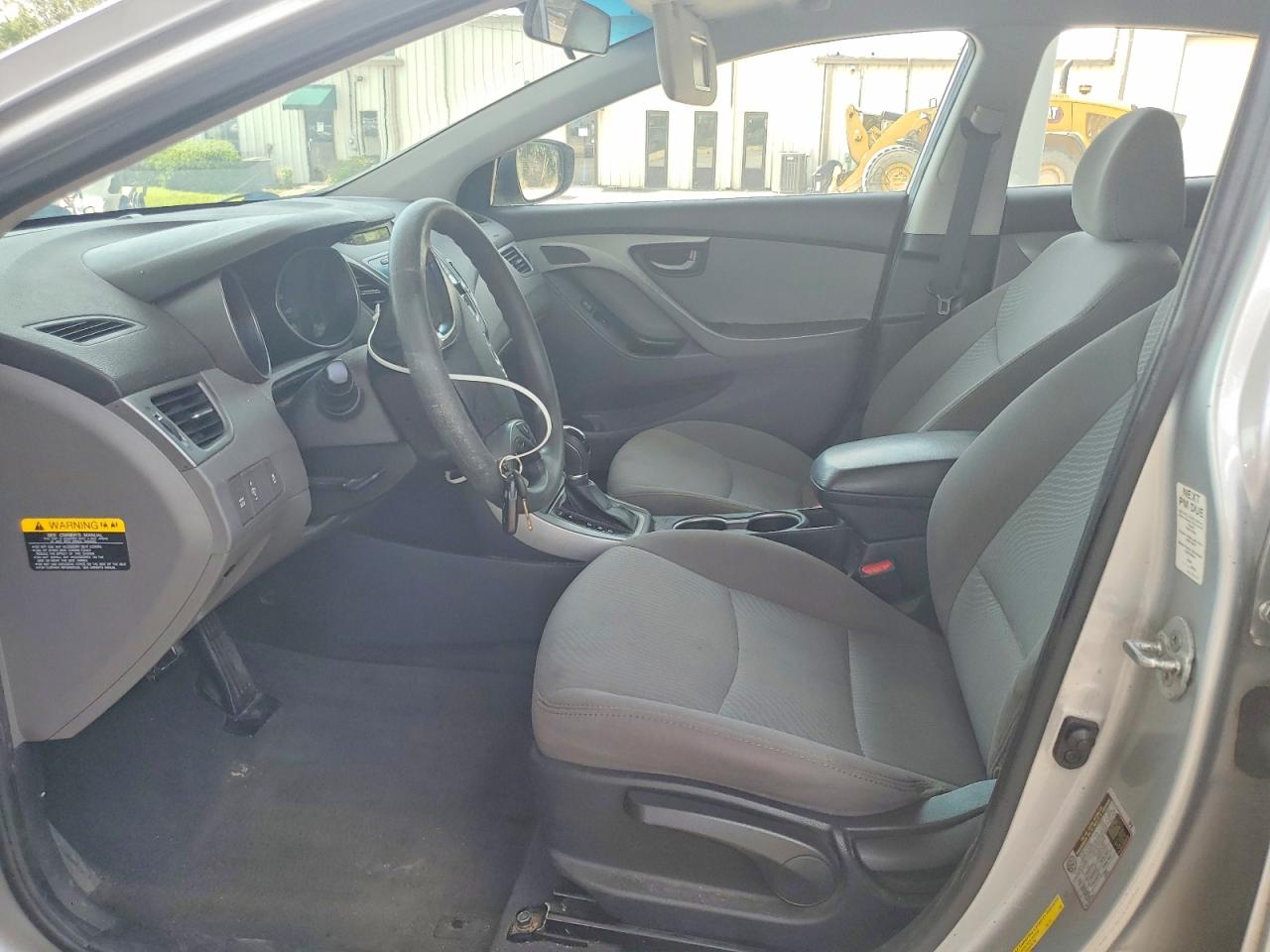 2014 Hyundai Elantra Se Silver vin: 5NPDH4AE7EH480477