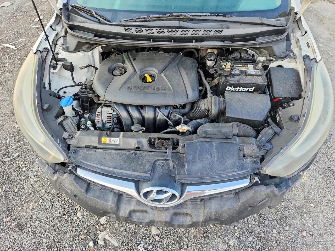 2014 Hyundai Elantra Se Белый vin: 5NPDH4AE7EH481578