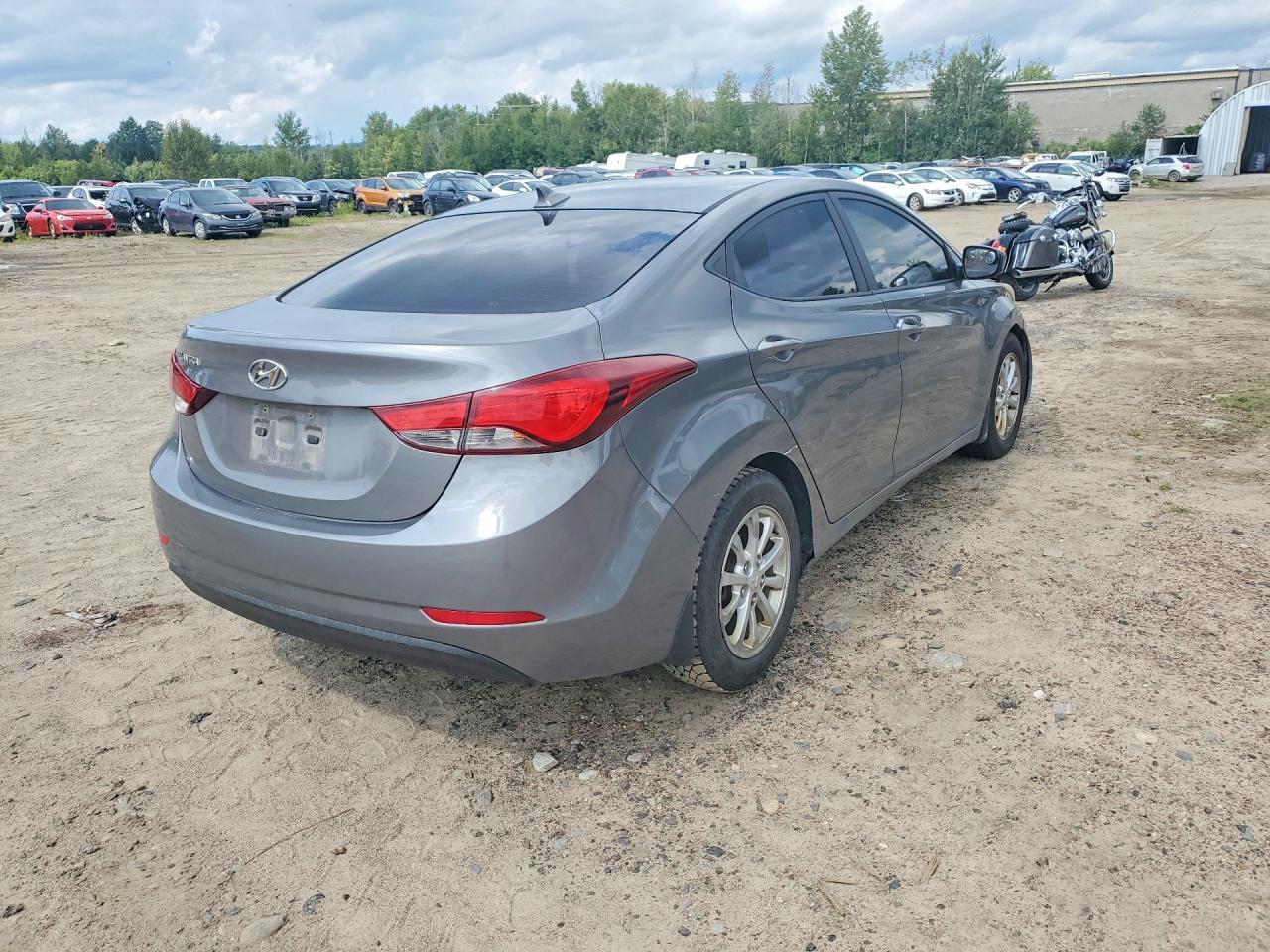 2014 Hyundai Elantra Se Gray vin: 5NPDH4AE7EH481743