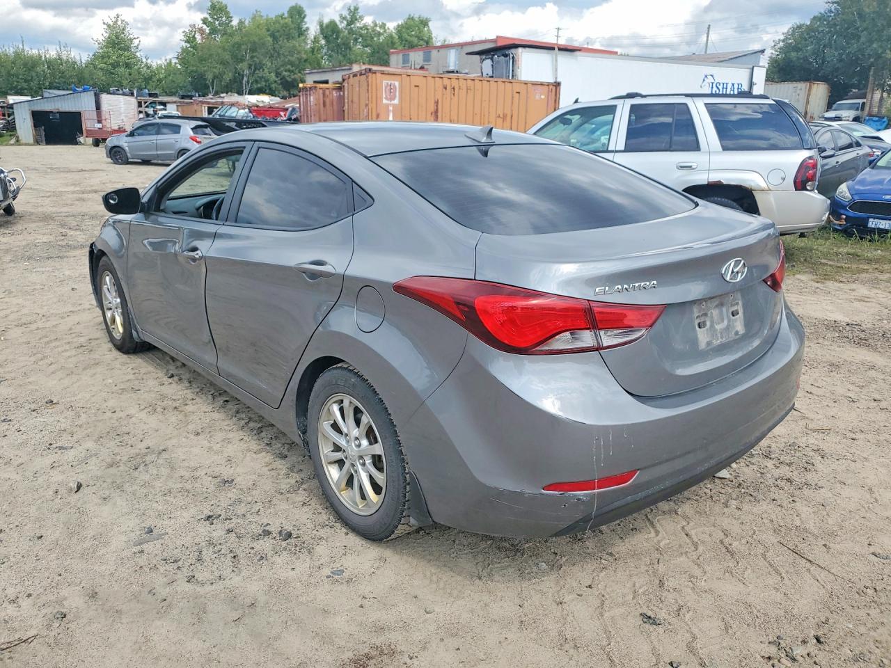 2014 Hyundai Elantra Se Gray vin: 5NPDH4AE7EH481743
