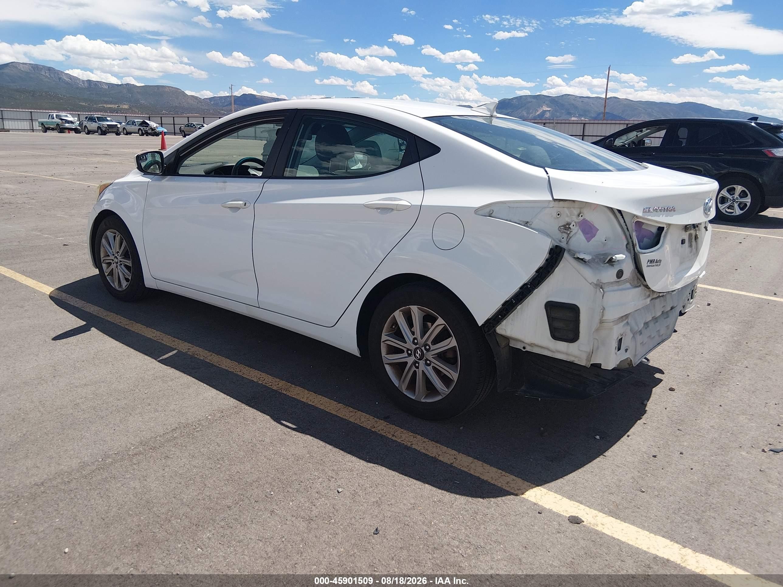 2014 Hyundai Elantra Se Белый vin: 5NPDH4AE7EH483377