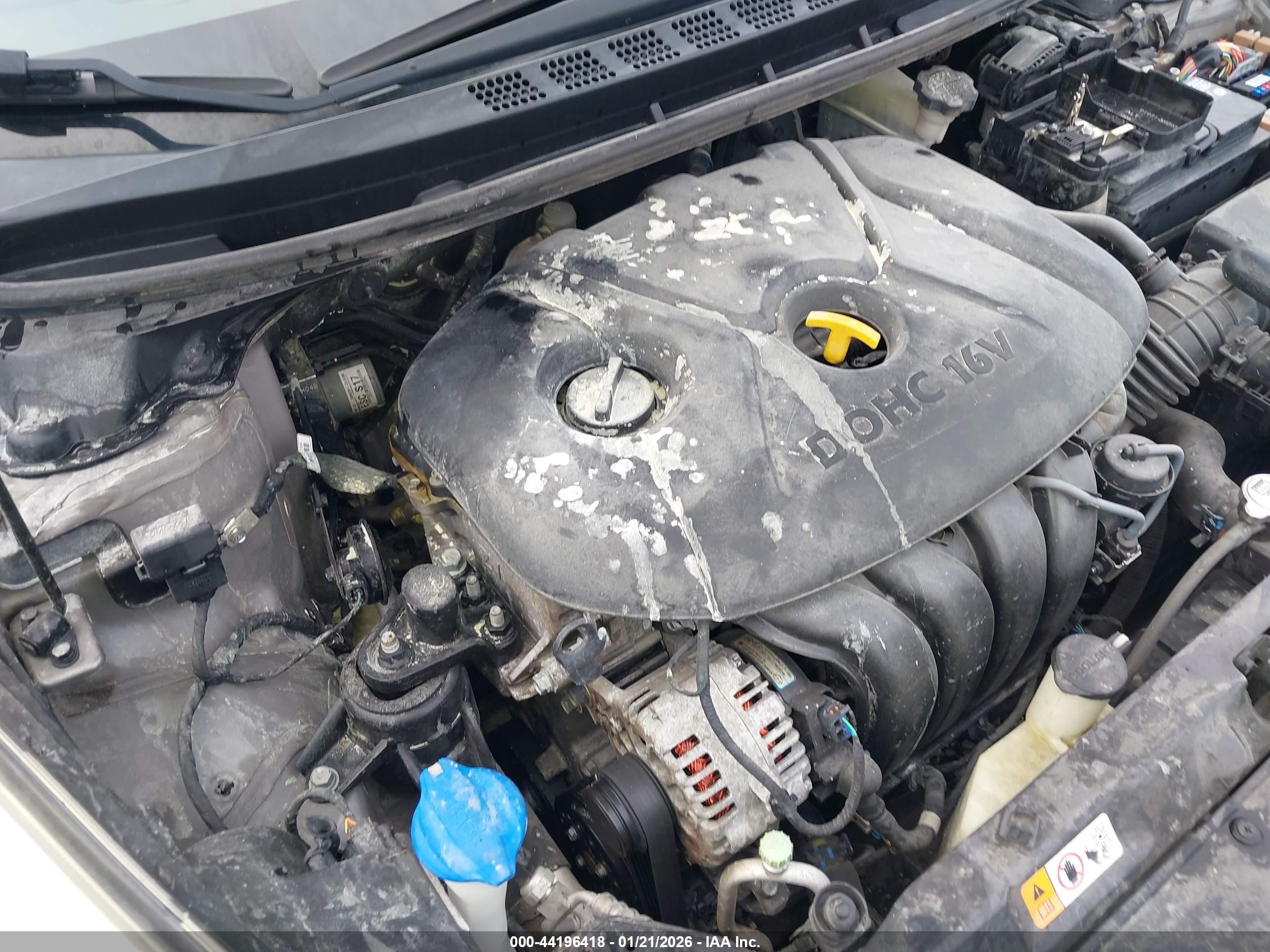 2014 Hyundai Elantra Se Коричневый vin: 5NPDH4AE7EH489907