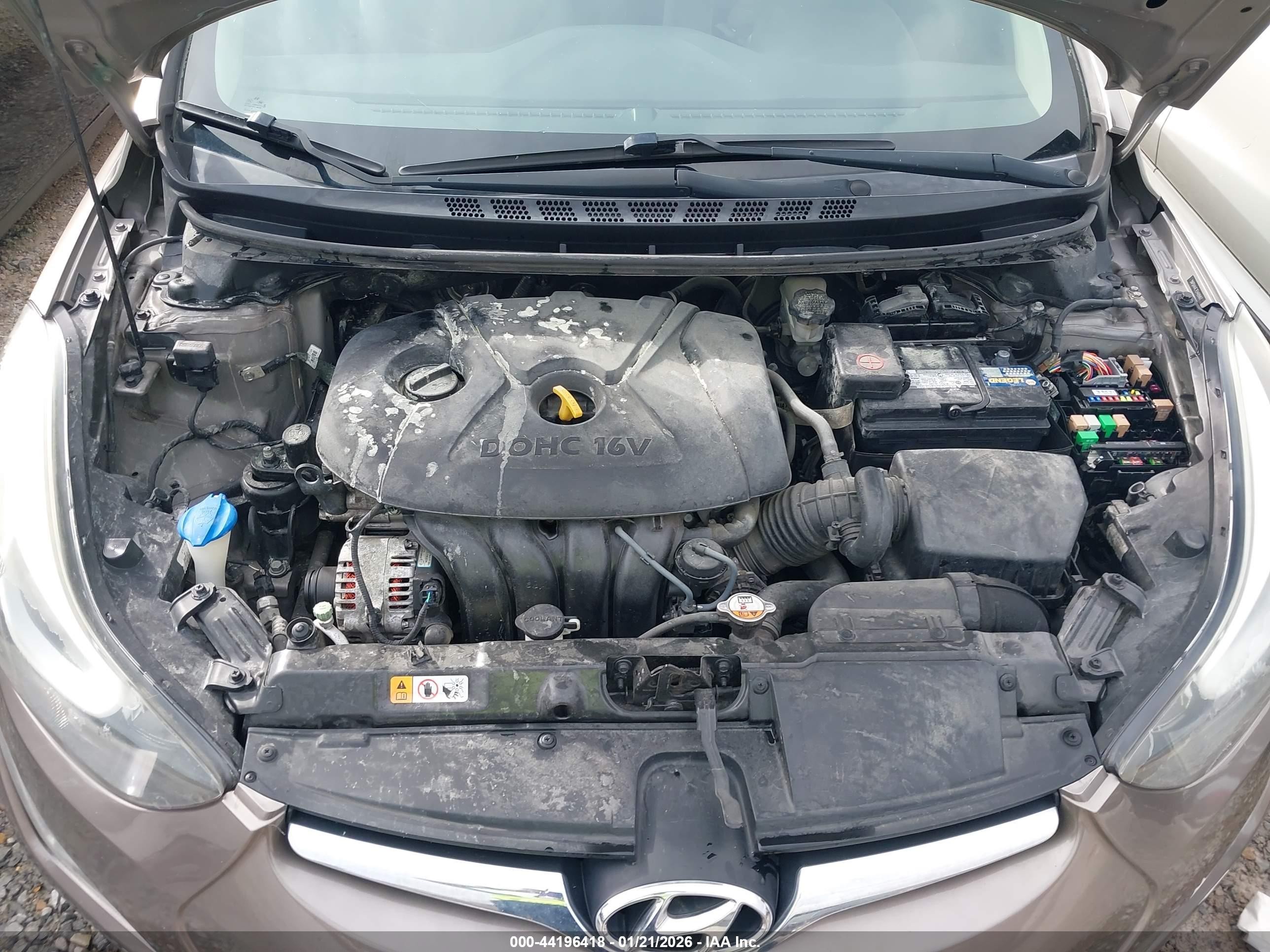 2014 Hyundai Elantra Se Коричневый vin: 5NPDH4AE7EH489907