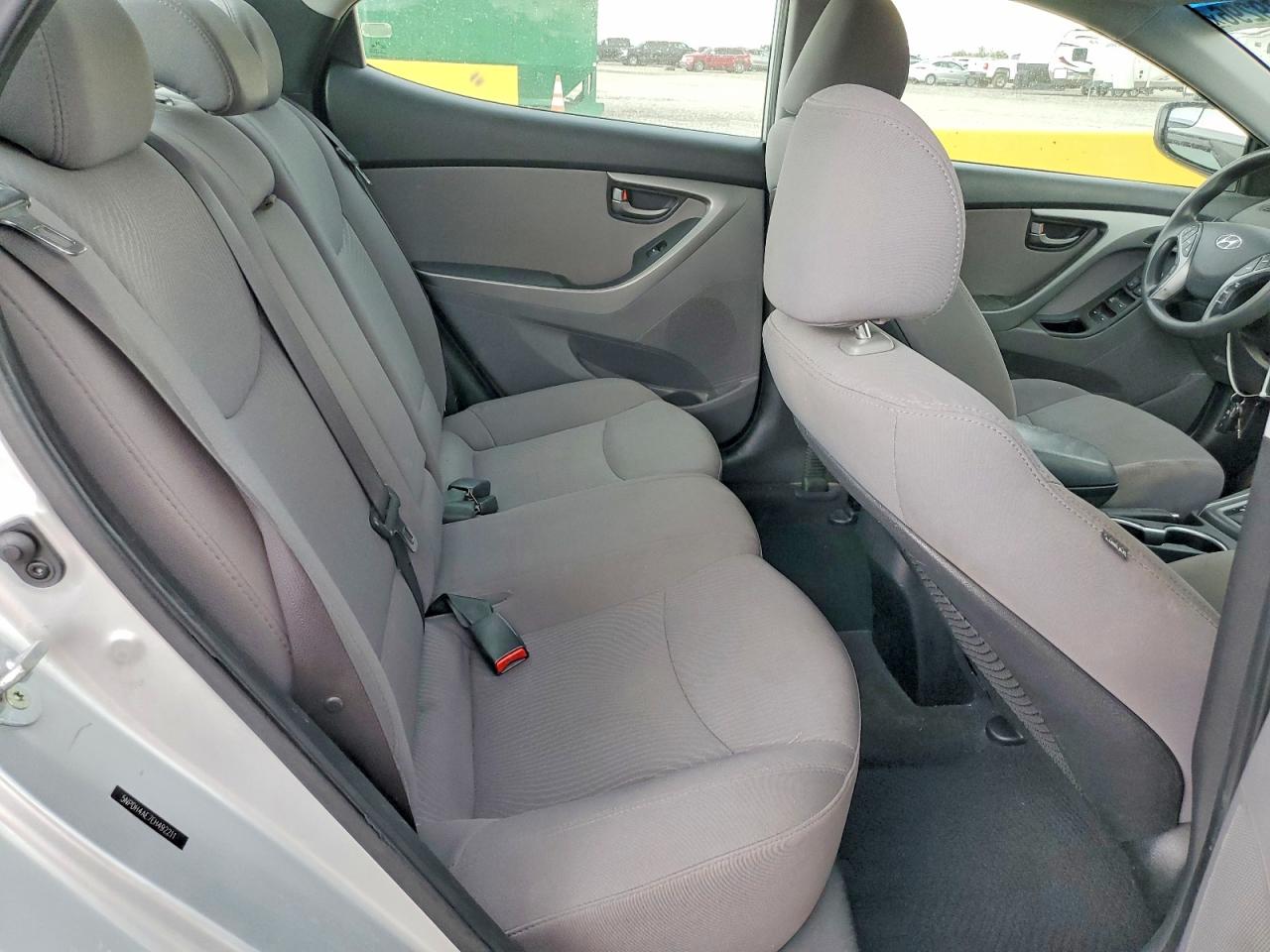 2014 Hyundai Elantra Se Silver vin: 5NPDH4AE7EH492211