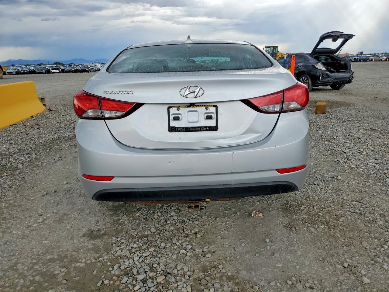 2014 Hyundai Elantra Se Silver vin: 5NPDH4AE7EH492211