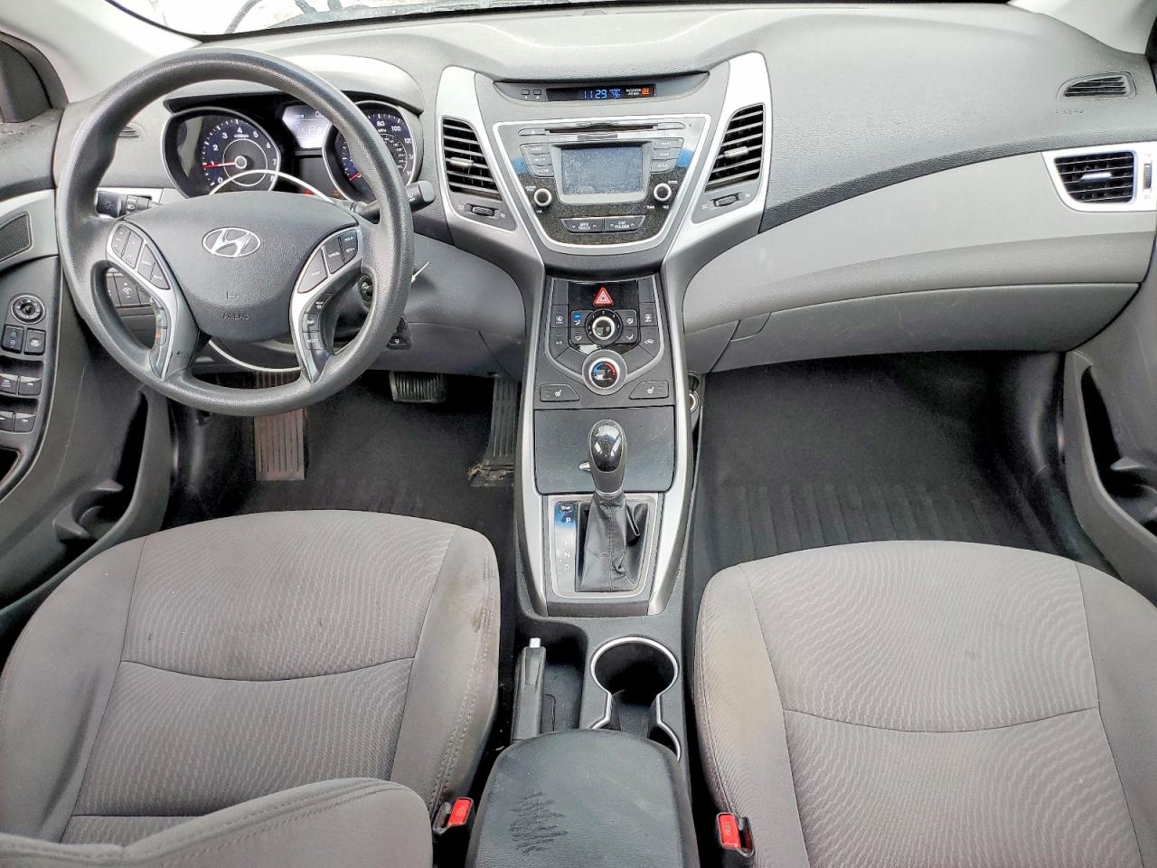 2014 Hyundai Elantra Se Silver vin: 5NPDH4AE7EH492211