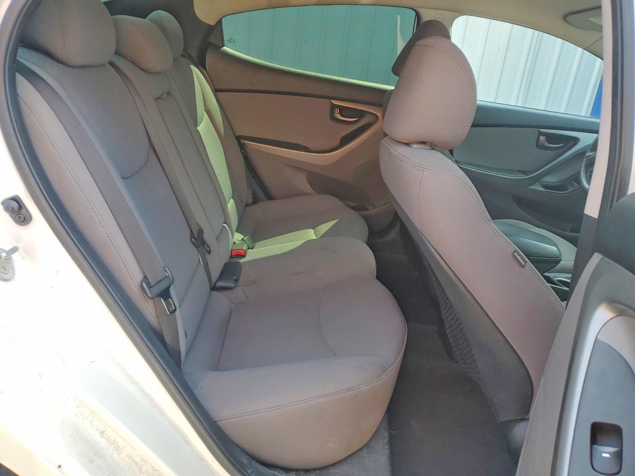 2014 Hyundai Elantra Se White vin: 5NPDH4AE7EH495223