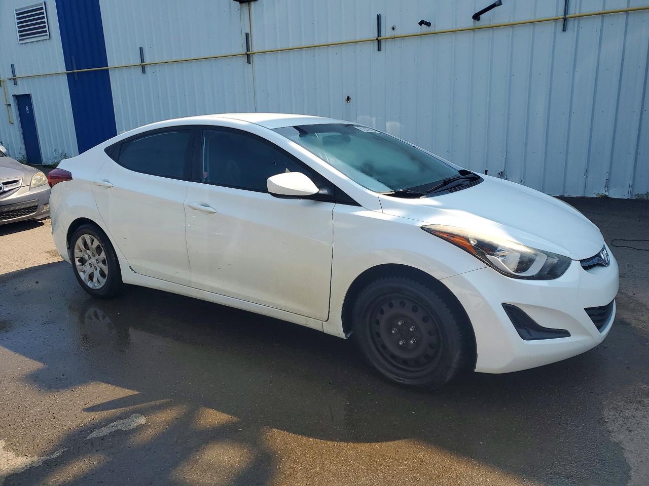2014 Hyundai Elantra Se White vin: 5NPDH4AE7EH495223