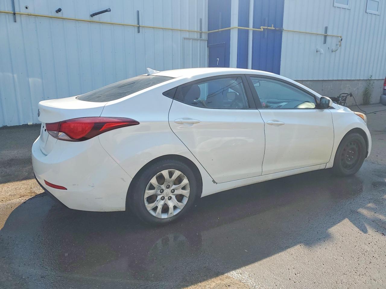 2014 Hyundai Elantra Se White vin: 5NPDH4AE7EH495223